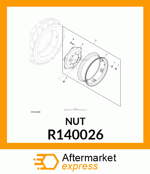 NUT, NUT, SPECIAL R140026