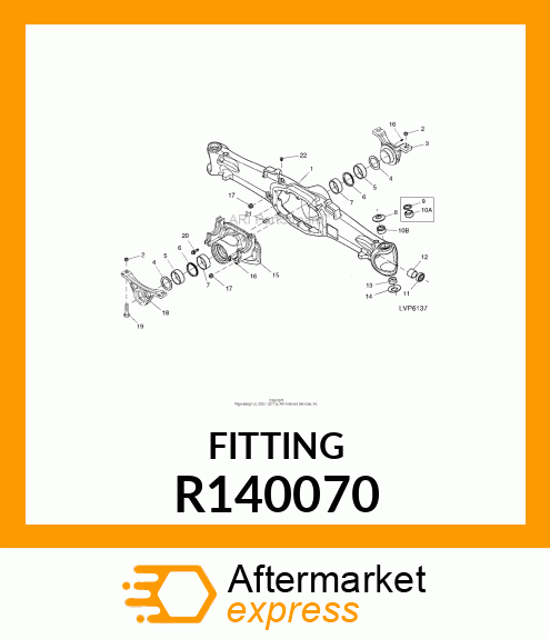 FITTING, STRAIGHT GREASE R140070