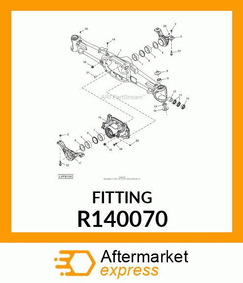 FITTING, STRAIGHT GREASE R140070