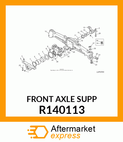 SUPPORT, FRONT R140113
