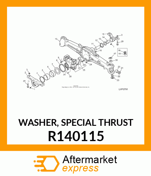 WASHER, SPECIAL THRUST R140115