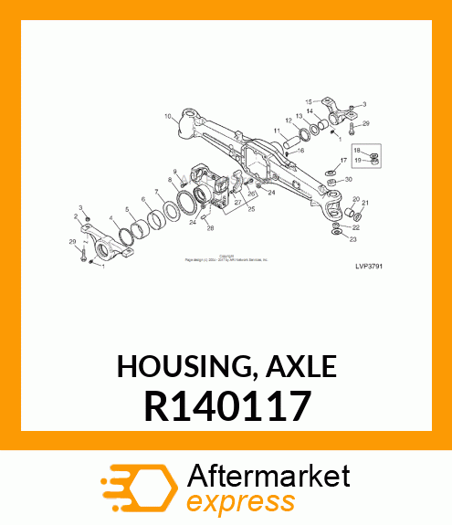 HOUSING, AXLE R140117