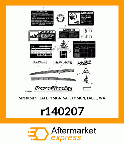 LABEL, WARNING (PTO) r140207