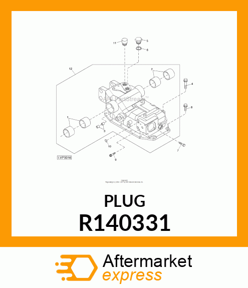 PLUG, PIPE R140331