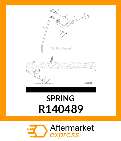 SPRING, EXTENSION R140489