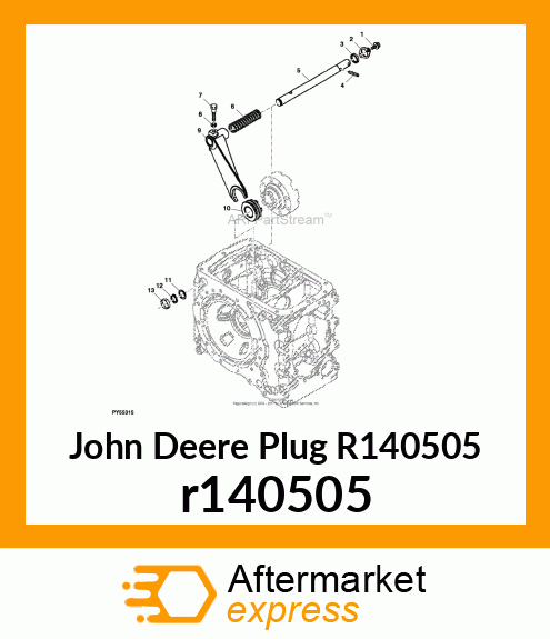 PLUG, DIFF LOCK SHAFT, LH SIDE r140505