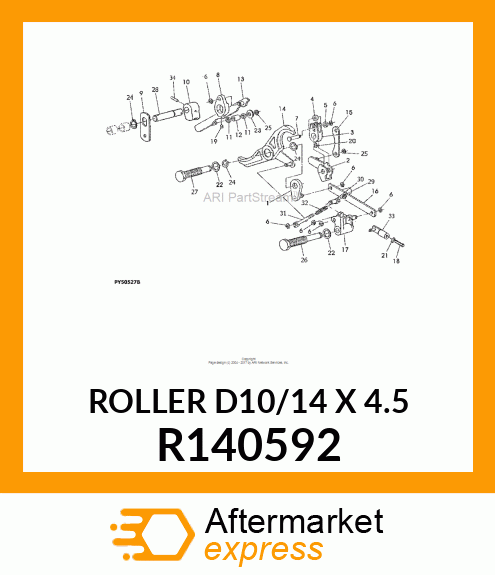 ROLLER D10/14 X 4.5 R140592