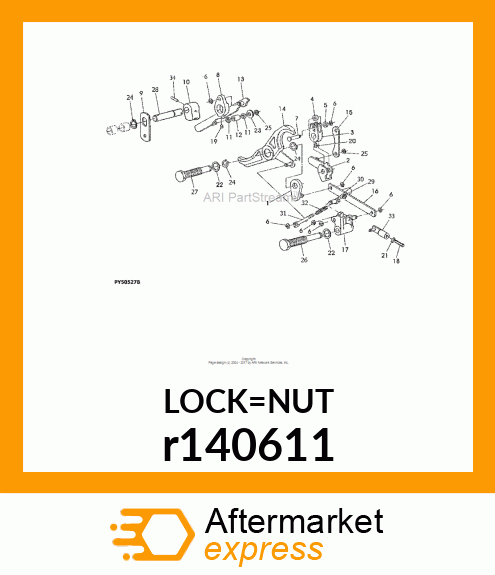 NUT, METRIC, HEX PREVAILING TORQUE r140611