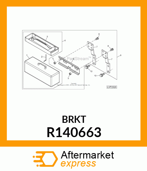 BRACKET, TOOLBOX R140663