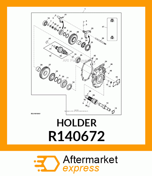 REFLECTOR HOLDER, PLATE, OIL LEVEL, R140672