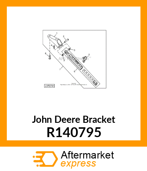 BRACKET/SWAYBAR R140795