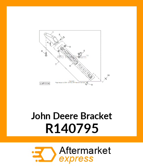 BRACKET/SWAYBAR R140795