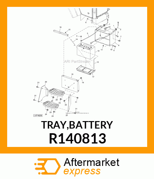 TRAY,BATTERY R140813