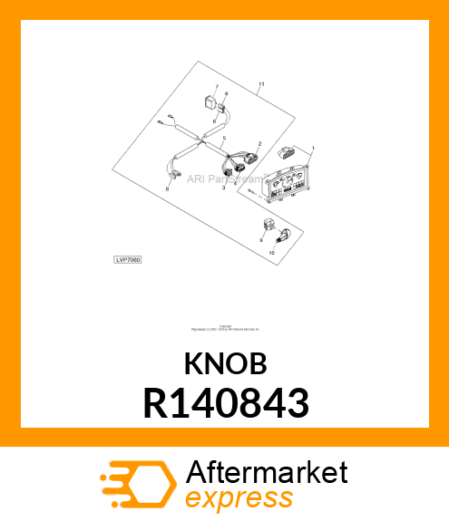 KNOB, TURN SIGNAL R140843