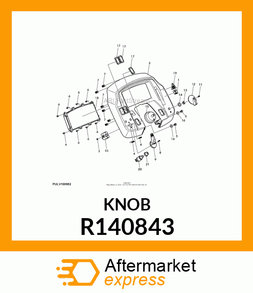 KNOB, TURN SIGNAL R140843