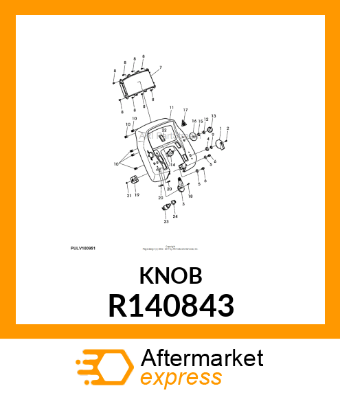 KNOB, TURN SIGNAL R140843