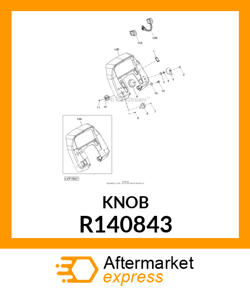 KNOB, TURN SIGNAL R140843