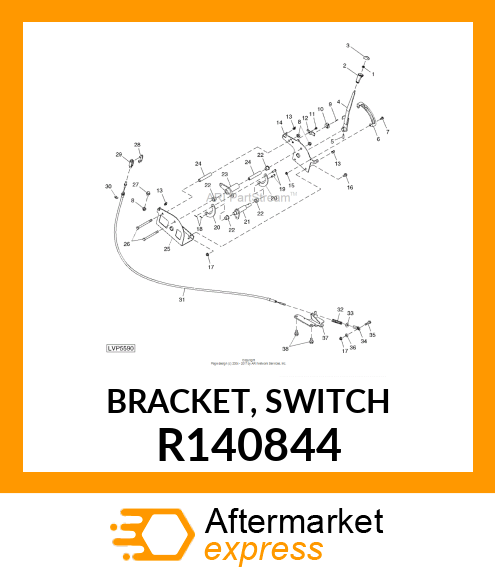 BRACKET, SWITCH R140844