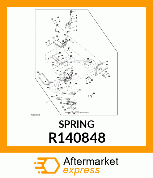 SPRING, SEAT R140848