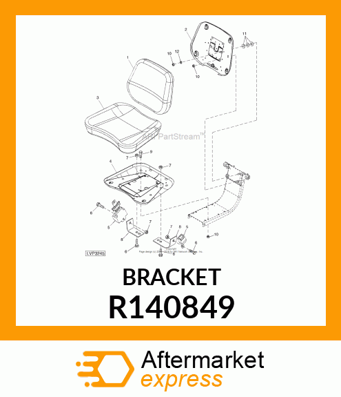 BRACKET, SEAT BELT R140849