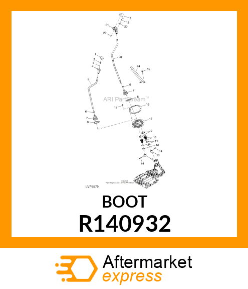 BOOT,SHIFT LEVER R140932