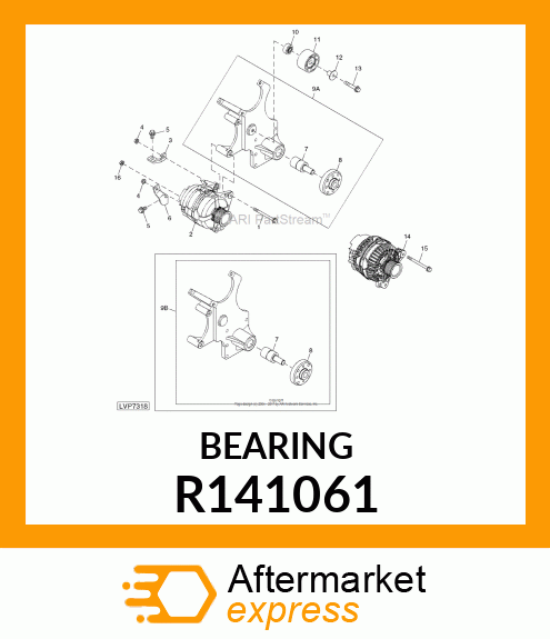 SPACER, IDLER PULLEY R141061