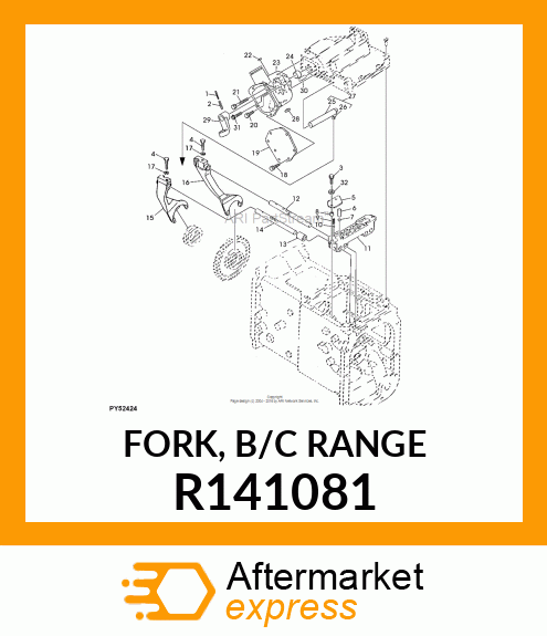 FORK, B/C RANGE R141081