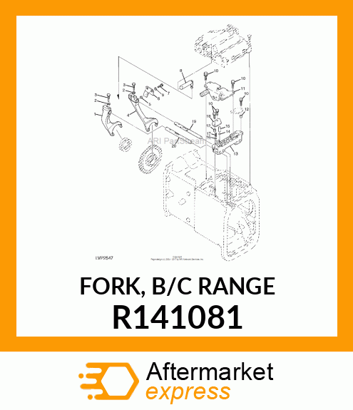 FORK, B/C RANGE R141081