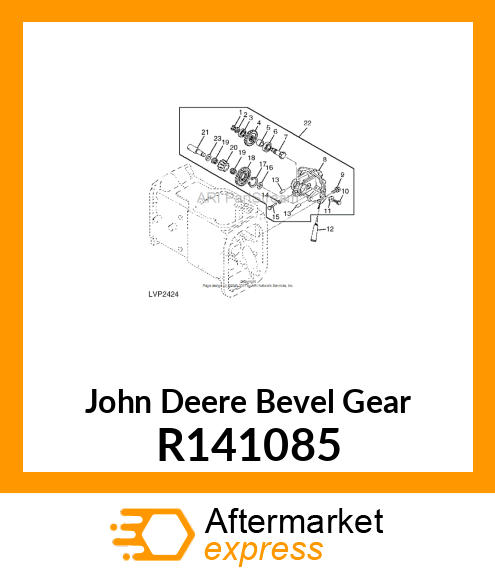 BEVEL GEAR, SPUR GEAR, 18 TEETH R141085