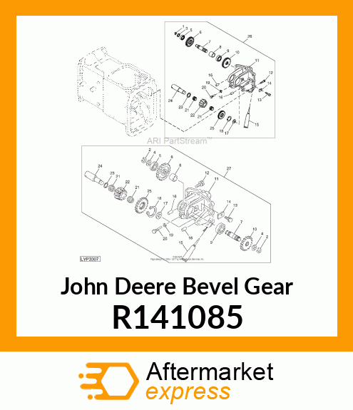 BEVEL GEAR, SPUR GEAR, 18 TEETH R141085