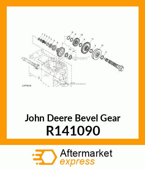 BEVEL GEAR, 39 T R141090