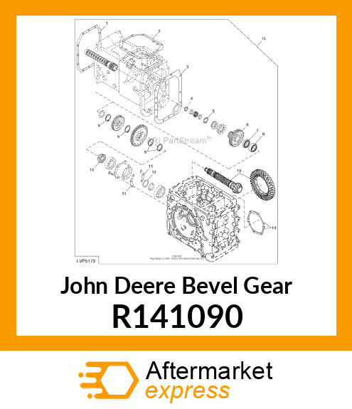 BEVEL GEAR, 39 T R141090