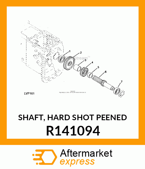 SHAFT, HARD SHOT PEENED R141094