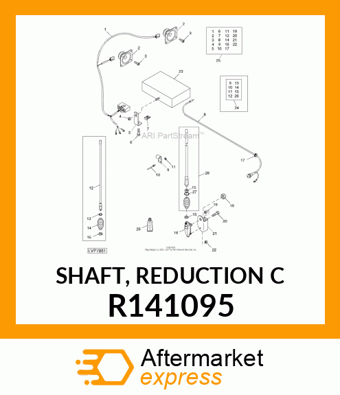 SHAFT, REDUCTION C R141095