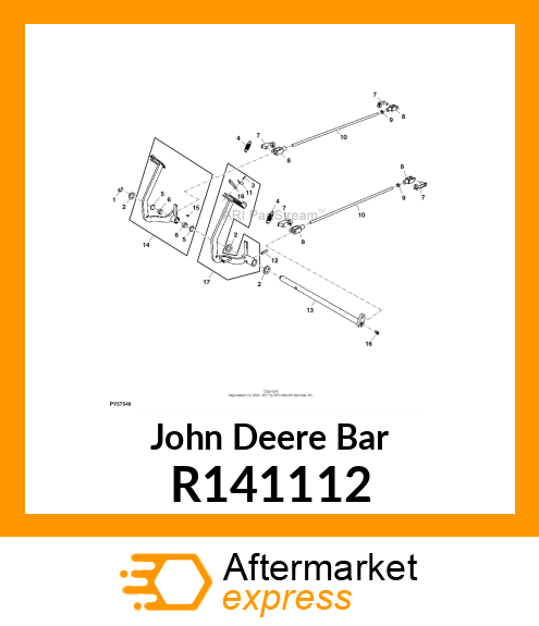 BAR, BAR, ARM BRAKE PEDAL R141112