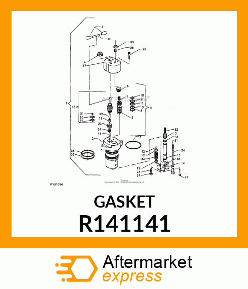 SEALING WASHER, PARKBAK 8 R141141