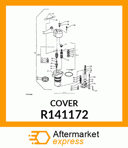 COVER, RUBBER GUARD R141172