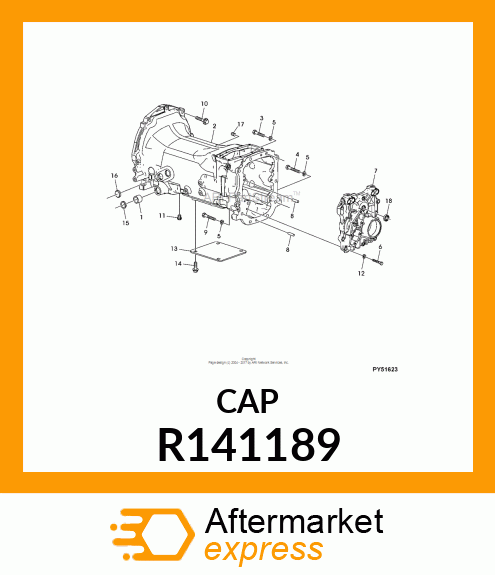 PLUG, CLUTCH FORK SHAFTS R141189