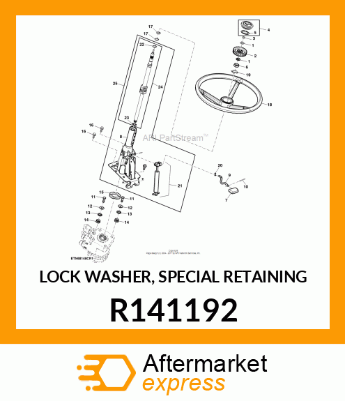 LOCK WASHER, SPECIAL RETAINING R141192