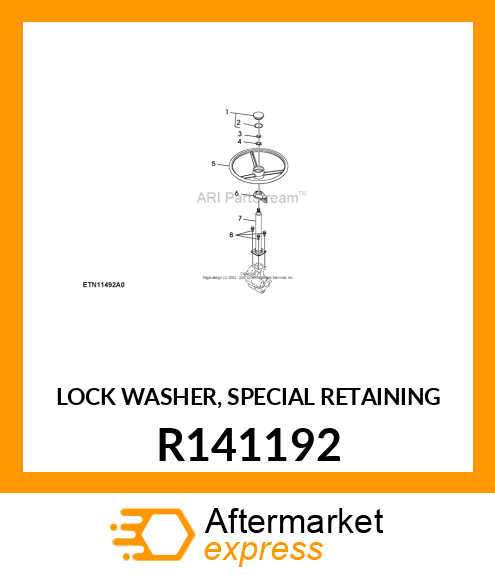 LOCK WASHER, SPECIAL RETAINING R141192