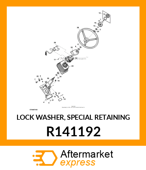 LOCK WASHER, SPECIAL RETAINING R141192