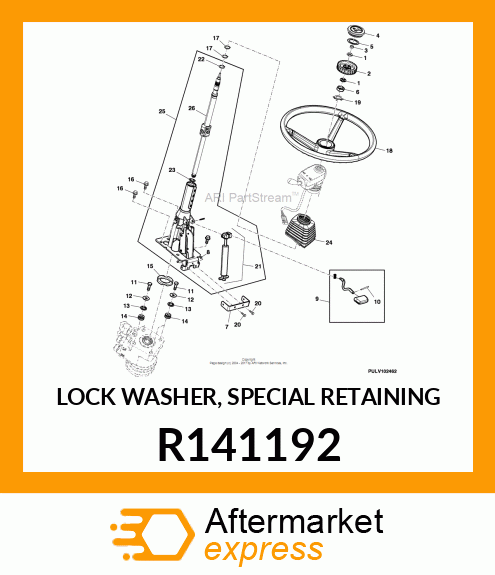 LOCK WASHER, SPECIAL RETAINING R141192