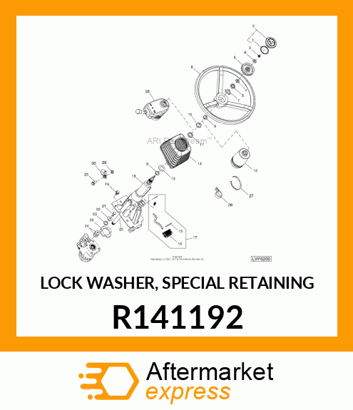 LOCK WASHER, SPECIAL RETAINING R141192