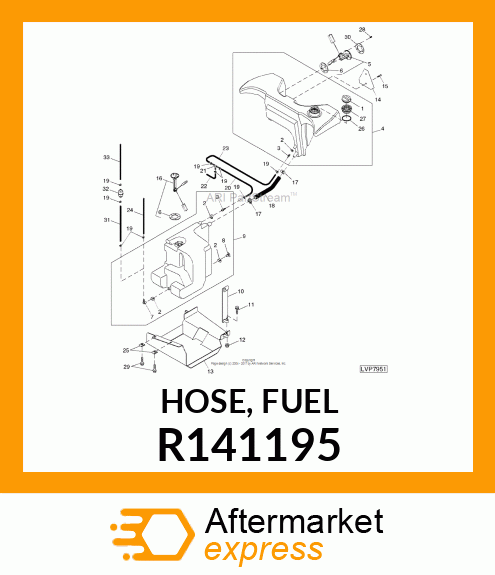 HOSE, FUEL R141195