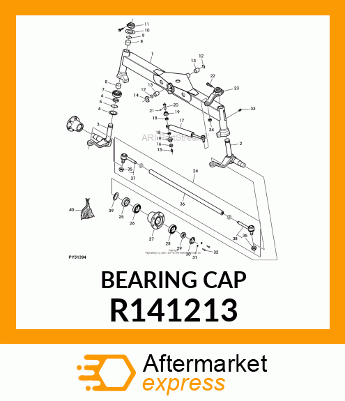 BEARING CAP, BEARING CAP, (KNUCKLE) R141213