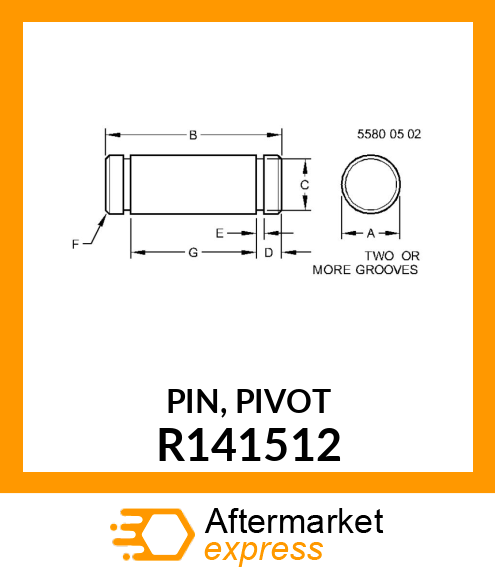 PIN, PIVOT R141512