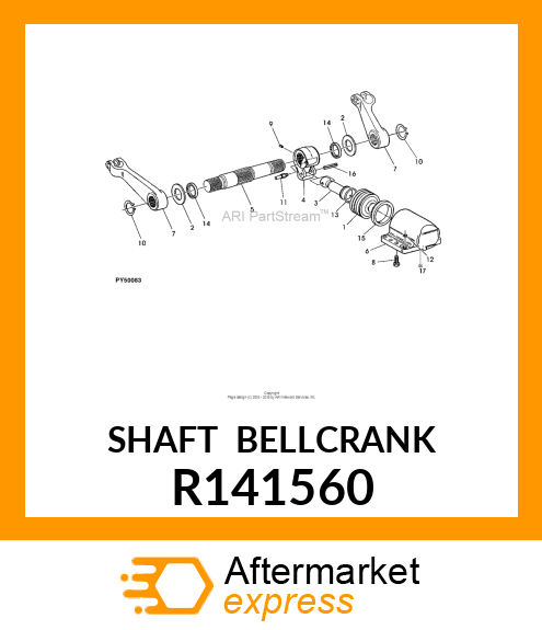 SHAFT BELLCRANK R141560