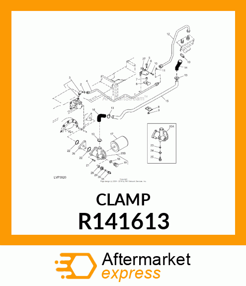 Spare part R141613 + CLAMP