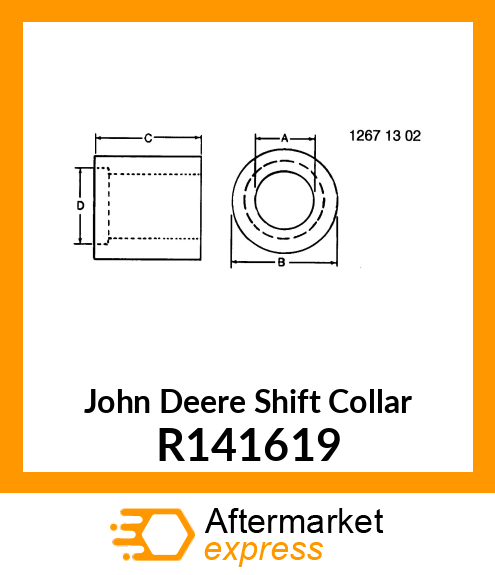 SHIFT COLLAR, SHIFT COLLAR, CLUTCH R141619