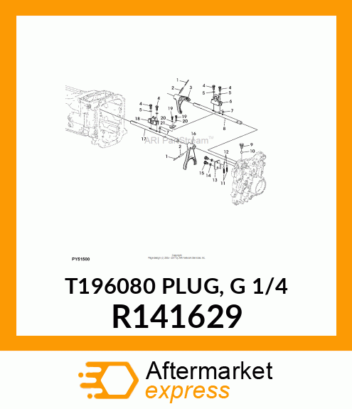 T196080 PLUG, G 1/4 R141629